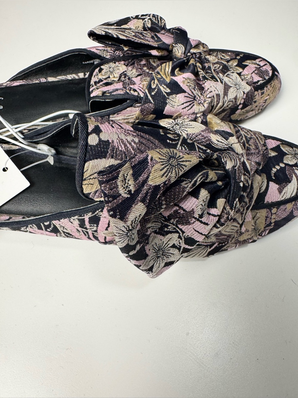 Women’s Shoes: New Day Holland Knotted Floral Mules Backless Slides ✨NWT✨Size 8 - Picture 3 of 6